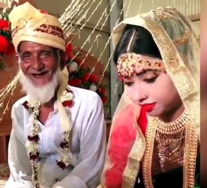 Viral Video: अधेड़ युवक के साथ हुई खूबसूरत लड़की की शादी दंग रहे मंडप में लोग