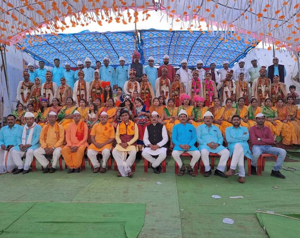 Kanyadaan Festival: कुनबी समाज संगठन के कन्यादान महोत्सव में 8 जोड़ो का हुआ विवाह।