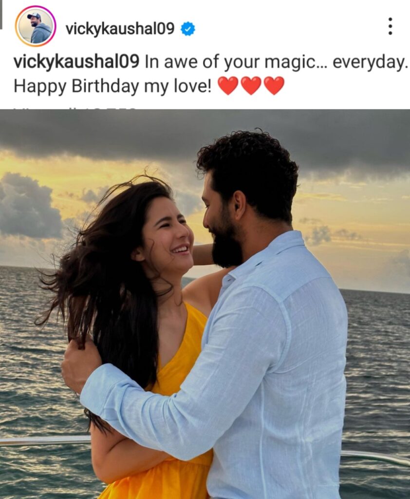 Vicky Kaushal ने अपनी खूबसूरत पत्नी को किया कुछ इस अंदाज में बर्थडे विश, वायरल हो रही है फ़ोटो