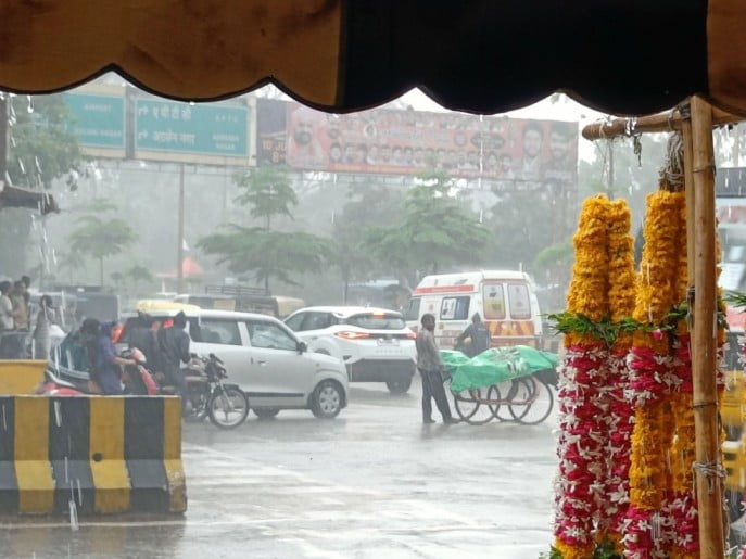 Today weather: 1घंटे तक हुई मध्यप्रदेश के कई शहरो में झमाझम बारिश