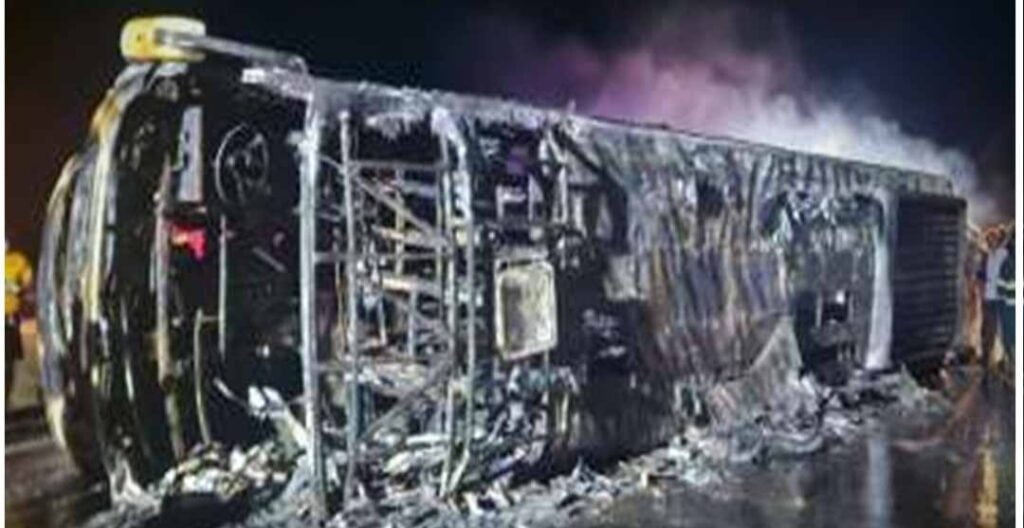 Nagpur Accident: सड़क हादसे में बस में लगी आग, 26 लोग जिन्दा जले