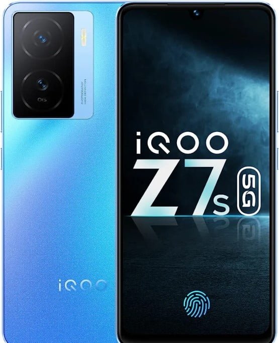 iQOO Z7s 5G by vivo (Norway Blue, 6GB RAM, 128GB Storage) | Ultra Bright AMOLED Display | Snapdragon 695 5G 6nm Processor | 64 MP OIS Ultra Stable Camera | 44WFlashCharge