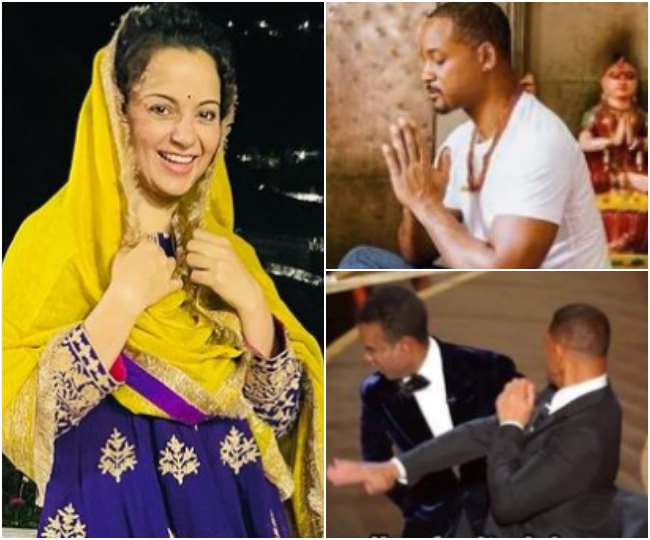 Kangana Ranaut had said such a thing on Will Smith's slapping incident, as soon as the old post went viral, fans said - what hypocrisy is this