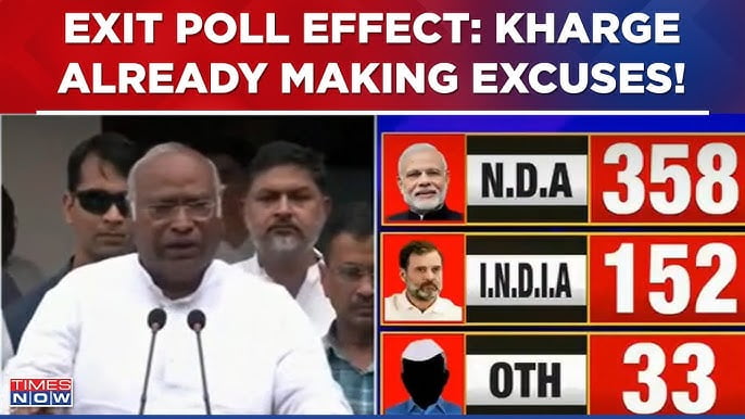 Exit Poll 2024 Results: Mallikarjun Kharge told the bureaucracy, do not succumb to any unconstitutional method