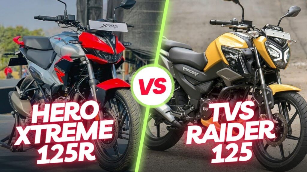 Hero Xtreme 125R vs TVS Raider: Sporty, attractive and feature-rich 125 cc commuter motorcycles
