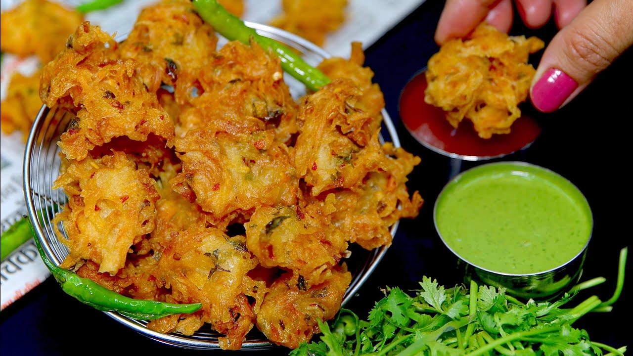 No potatoes or cheese, make crispy pakoras when you feel a little hungry in the evening, the recipe is very easy